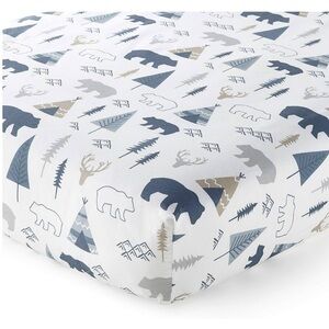 NWT Levtex Emerson Fitted Crib Sheet